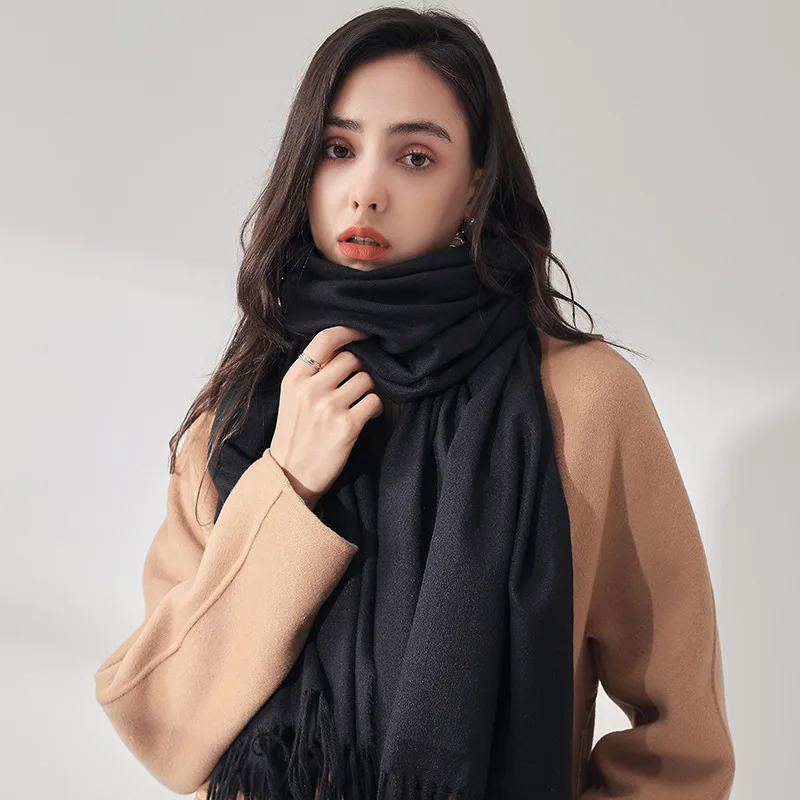 2021 NEW Women Cashmere Scarf Winter Large Thick Warm Scarves Soft Solid Color Tassel Scarf Shawls Wraps Pashmina Winter Scarves
2021 NEW Women Cashmere Scarf Winter Large Thick Warm Scarves Soft Solid Color Tassel Scarf Shawls Wraps Pashmina Winter Scarves