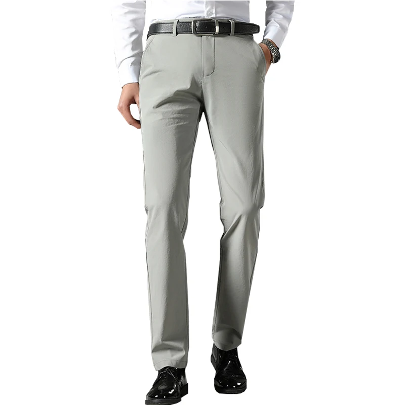 2021 Spring Summer Pants Mens Straight Stretch Korean Casual Mid Waist Business Classic Trousers Male Black Gray Blue 30-38
2021 Spring Summer Pants Mens Straight Stretch Korean Casual Mid Waist Business Classic Trousers Male Black Gray Blue 30-38