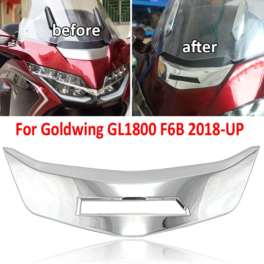 Для Honda Gold Wing 1800 F6B GL1800 2018-UP GL1800 передний обтекатель мотоцикла, акцентный хромированный чехол, украшение 2019 2020
Для Honda Gold Wing 1800 F6B GL1800 2018-UP GL1800 передний обтекатель мотоцикла, акцентный хромированный чехол, украшение 2019 2020