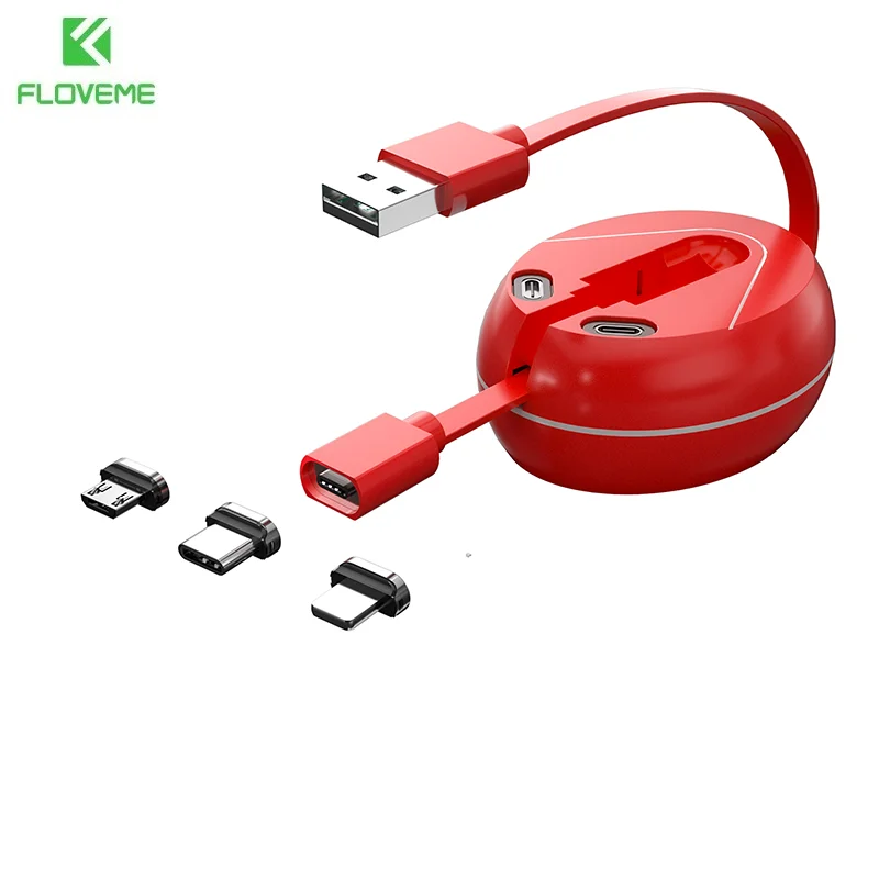 RAXFLY 3A Magnetic Fast Chargeing Cable With 3 Magnetic Head For iPhone Lightning for Xiaomi Type-C Micro Universal Retractable
RAXFLY 3A Magnetic Fast Chargeing Cable With 3 Magnetic Head For iPhone Lightning for Xiaomi Type-C Micro Universal Retractable