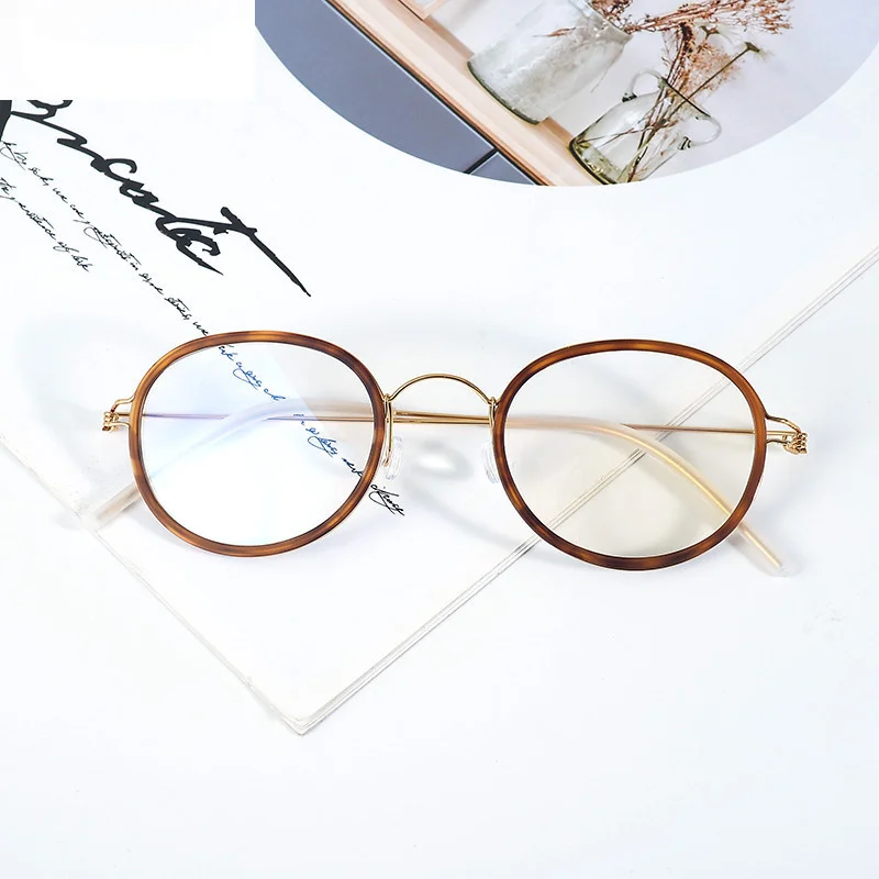 Denmark Brand Ultra-Light Prescription Oval Glasses For Men Myopia Alloy Frame Handmade NO Screw Women Reading Gafas Spectacles
Denmark Brand Ultra-Light Prescription Oval Glasses For Men Myopia Alloy Frame Handmade NO Screw Women Reading Gafas Spectacles