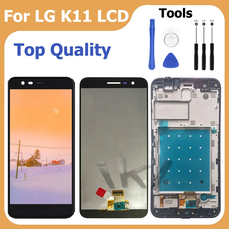 High Quality 5.3 inch For LG K11 LCD Display Digitizer Touch Screen Replacement Assembly With Frame Repair Tools Kit
High Quality 5.3 inch For LG K11 LCD Display Digitizer Touch Screen Replacement Assembly With Frame Repair Tools Kit