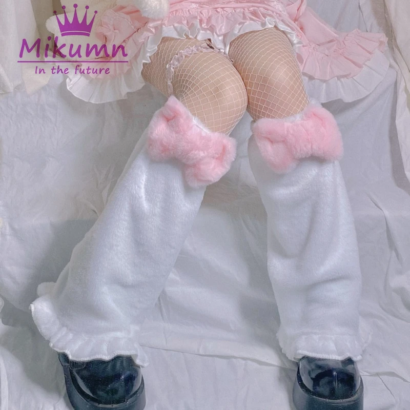 Japanese Harajuku Style Girls Sweet Pink Bow Leg Warm Socks Lolita Cute Winter Velvet Foot Warmer Socks
Japanese Harajuku Style Girls Sweet Pink Bow Leg Warm Socks Lolita Cute Winter Velvet Foot Warmer Socks