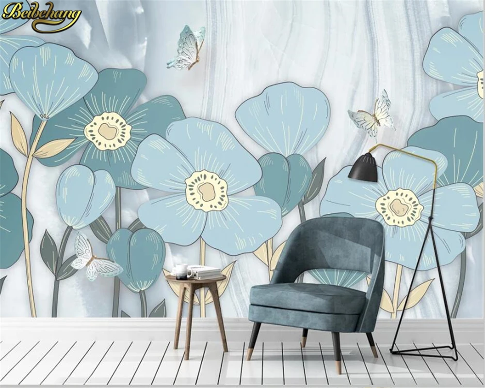 beibehang Custom 3d wallpaper mural jade marble modern hand painted flower butterfly background wall,papel de parede wall paper
beibehang Custom 3d wallpaper mural jade marble modern hand painted flower butterfly background wall,papel de parede wall paper