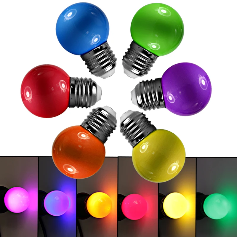 Bombillas G45 Mini Colorful RGB Led Bulb E27 B22 110v 220v 12v 24v Outdoor Decorate Home Christmas Holiday Light 12 24 V Lamp
Bombillas G45 Mini Colorful RGB Led Bulb E27 B22 110v 220v 12v 24v Outdoor Decorate Home Christmas Holiday Light 12 24 V Lamp