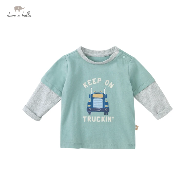 DBA18781 dave bella autumn baby boys casual cartoon letter print patchwork T-shirt children tops kids boy fashion tees
DBA18781 dave bella autumn baby boys casual cartoon letter print patchwork T-shirt children tops kids boy fashion tees