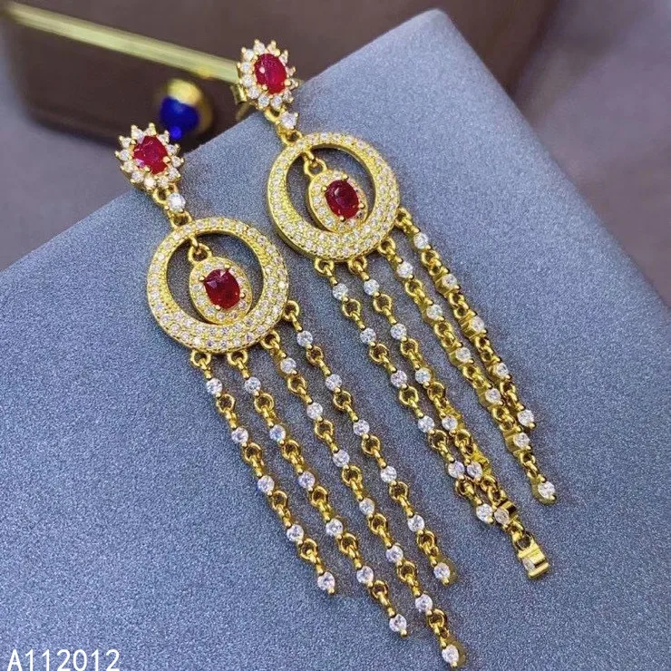 KJJEAXCMY fine Jewelry 925 Sterling Silver Natural Ruby Girl new popular earring eardrop Support Party Birthday Gift
KJJEAXCMY fine Jewelry 925 Sterling Silver Natural Ruby Girl new popular earring eardrop Support Party Birthday Gift