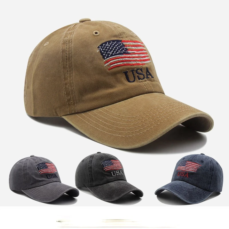 Washed Ladies Baseball Caps Europe and The United States Old American Flag Men's Cap Outdoor Street Lovers Sun Hats
Washed Ladies Baseball Caps Europe and The United States Old American Flag Men's Cap Outdoor Street Lovers Sun Hats