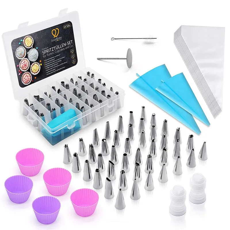 64Pcs/set Cake Decorating Random Stainless Steel Icing Piping Nozzles Pastry Tips Set Cake Baking Decorating Tools Accessories
64Pcs/set Cake Decorating Random Stainless Steel Icing Piping Nozzles Pastry Tips Set Cake Baking Decorating Tools Accessories
