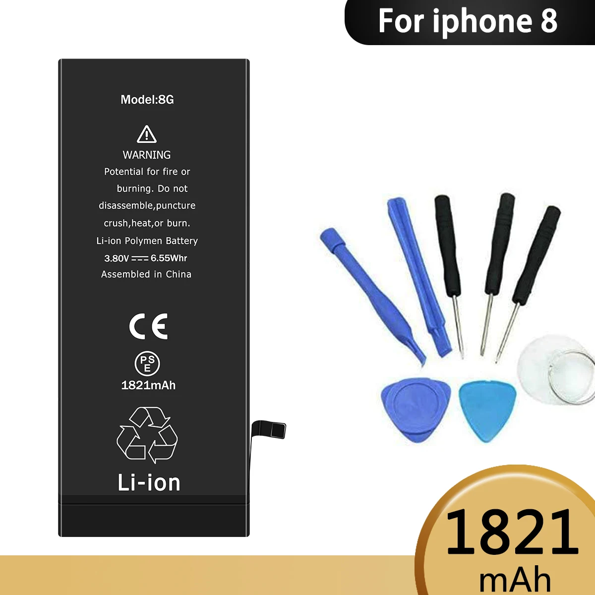Аккумулятор Batmax для iPhone 6, 6S, iPhone 7, iPhone 8 с комплектом профессиональных инструментов для ремонта
Аккумулятор Batmax для iPhone 6, 6S, iPhone 7, iPhone 8 с комплектом профессиональных инструментов для ремонта