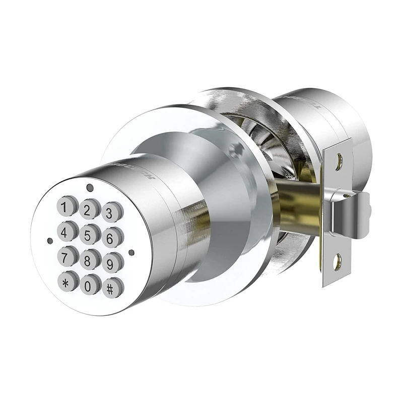 Turbo Lock Smart Code Ball Door Lock Password Electronic Digital Door Lock Simple Installation Security Door Lock
Turbo Lock Smart Code Ball Door Lock Password Electronic Digital Door Lock Simple Installation Security Door Lock