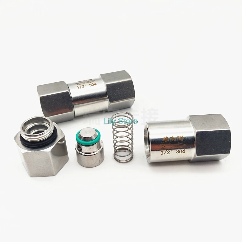 1Pc 304 or 316 Stainless Steel Split Separated Check Valve One-way 1/8" 1/4" 3/8" 1/2" 3/4"BSP NPT Female Threaded SUS304 SUS316
1Pc 304 or 316 Stainless Steel Split Separated Check Valve One-way 1/8" 1/4" 3/8" 1/2" 3/4"BSP NPT Female Threaded SUS304 SUS316