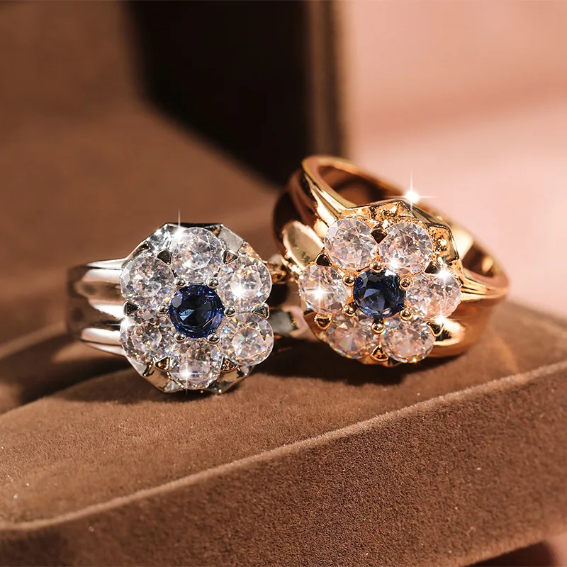 Newest Trendy Women Bling Sapphire Rings Luxury s925 Sterling Silver Ring Female Flower Wedding Party Rings Fashion Jewelry
Newest Trendy Women Bling Sapphire Rings Luxury s925 Sterling Silver Ring Female Flower Wedding Party Rings Fashion Jewelry