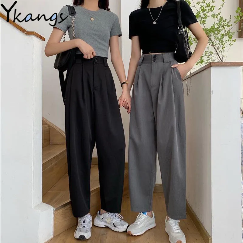 plus size Simplicity All-match women suit pants Korea loose autumn classic Commuter style casual daily Office ladies trousers
plus size Simplicity All-match women suit pants Korea loose autumn classic Commuter style casual daily Office ladies trousers
