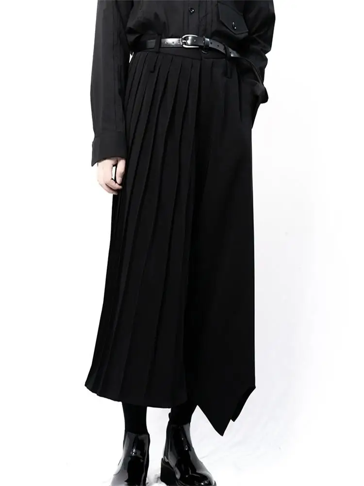 Men's new singer stage style Men's casual wide-leg pants culottes irregular asymmetrical dark ultra loose large size pants
Men's new singer stage style Men's casual wide-leg pants culottes irregular asymmetrical dark ultra loose large size pants