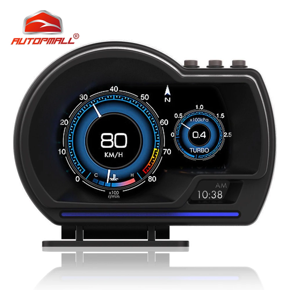 Smart Car HUD Head Up Display OBD2+GPS Gauge Digital Speedometer Auto Display Security Alarm Water&Oil temp RPM
Smart Car HUD Head Up Display OBD2+GPS Gauge Digital Speedometer Auto Display Security Alarm Water&Oil temp RPM