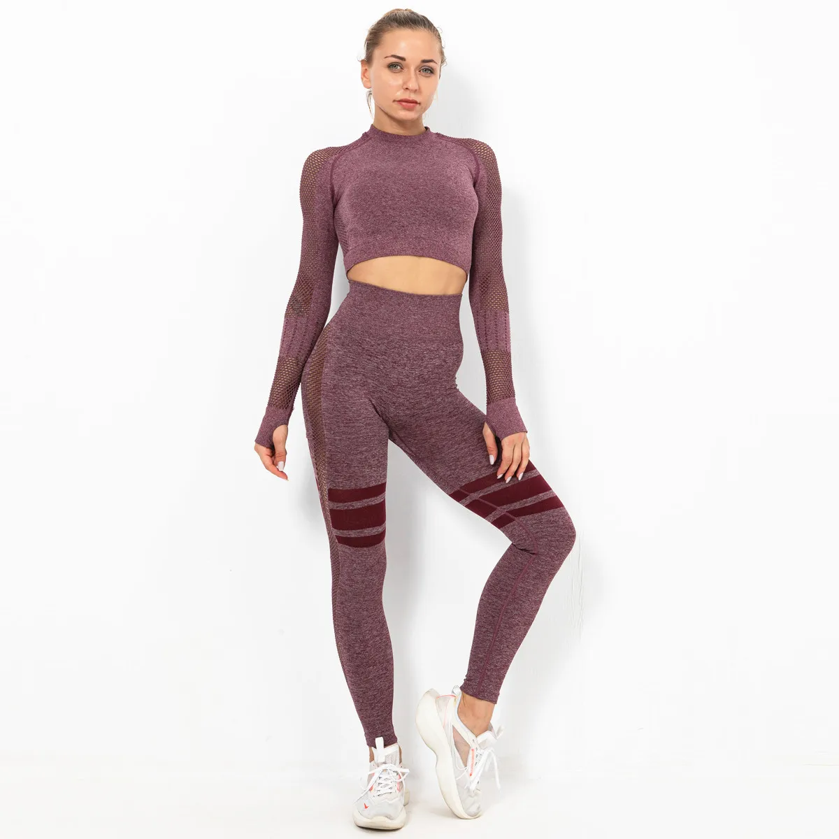 2022 2PCS Seamless Women Yoga Set Workout Sportswear Gym Clothing Fitness Long Sleeve Crop Top High Waist Leggings Sports Suits
2022 2PCS Seamless Women Yoga Set Workout Sportswear Gym Clothing Fitness Long Sleeve Crop Top High Waist Leggings Sports Suits