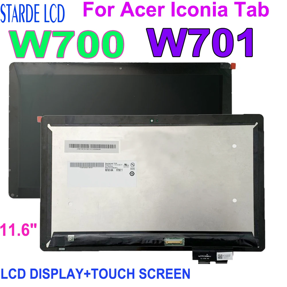 11.6" For Acer Iconia Tab W700 W701 LCD Display Touch Screen Panel Digitizer Glass Assembly for Acer Iconia Tab W700 LCD
11.6" For Acer Iconia Tab W700 W701 LCD Display Touch Screen Panel Digitizer Glass Assembly for Acer Iconia Tab W700 LCD