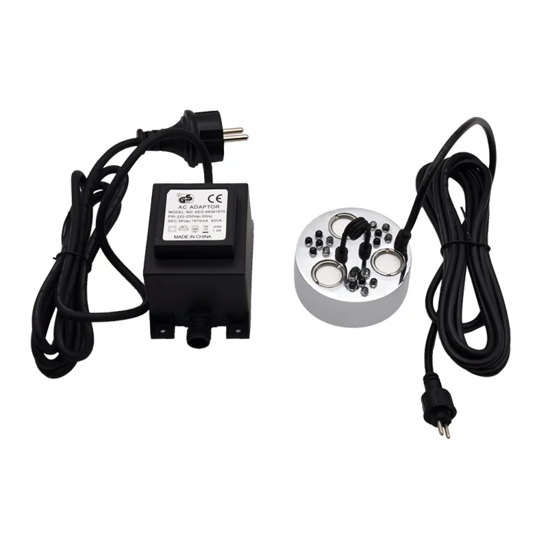 220V 3 Head Humidifier With Colorful Lights Fog Generator Rockery Garden Bonsai Pool Water Landscape Fogger With Power Supply
220V 3 Head Humidifier With Colorful Lights Fog Generator Rockery Garden Bonsai Pool Water Landscape Fogger With Power Supply