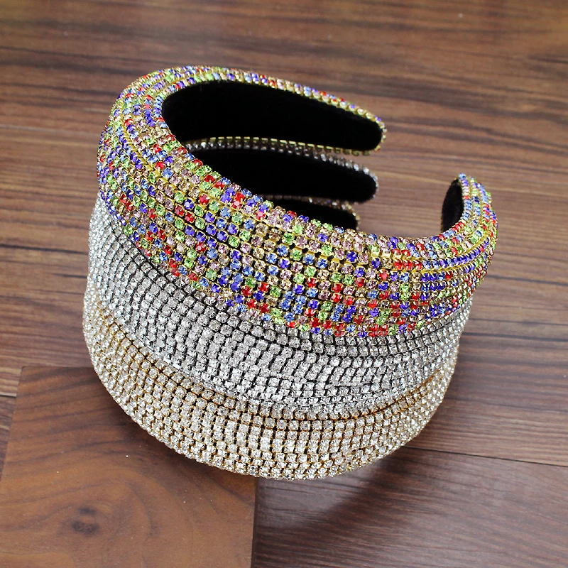 Gorgeous Full Crystal Baroque Headbands Diamante Padded Wedding Hairbands For Women Luxury Hair Jewelry
Gorgeous Full Crystal Baroque Headbands Diamante Padded Wedding Hairbands For Women Luxury Hair Jewelry