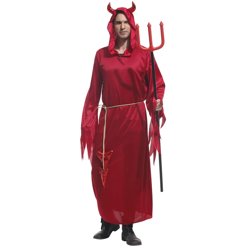 Man Hell Devil Cosplay Adult Halloween Red Demon Costumes Carnival Purim Parade Masquerade Nightclub Bar Role Play Party Dress
Man Hell Devil Cosplay Adult Halloween Red Demon Costumes Carnival Purim Parade Masquerade Nightclub Bar Role Play Party Dress