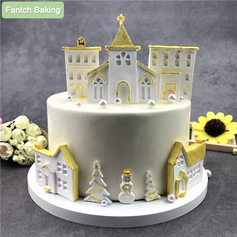Christmas Gingerbread House Silicone Mold Fondant Mould Cake Decorating Tools Chocolate, Gumpaste, Sugarcraft, Kitchen Gadgets
Christmas Gingerbread House Silicone Mold Fondant Mould Cake Decorating Tools Chocolate, Gumpaste, Sugarcraft, Kitchen Gadgets