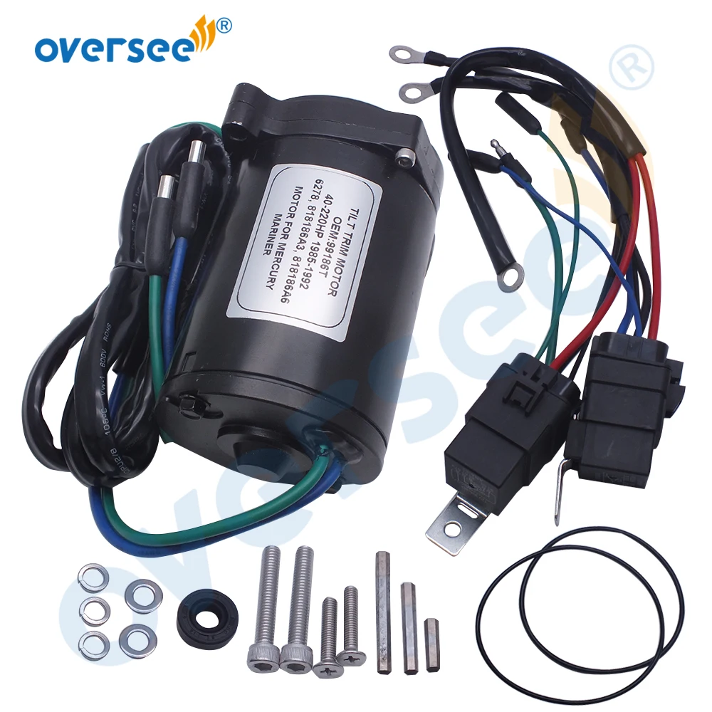 Oversee 99186T Двигатель наклона для подвесного двигателя Mercury 4T 45-50-55-60-65-70-75-80-90 л.с. 2-проводной 818186 А3; 826729 А08
Oversee 99186T Двигатель наклона для подвесного двигателя Mercury 4T 45-50-55-60-65-70-75-80-90 л.с. 2-проводной 818186 А3; 826729 А08