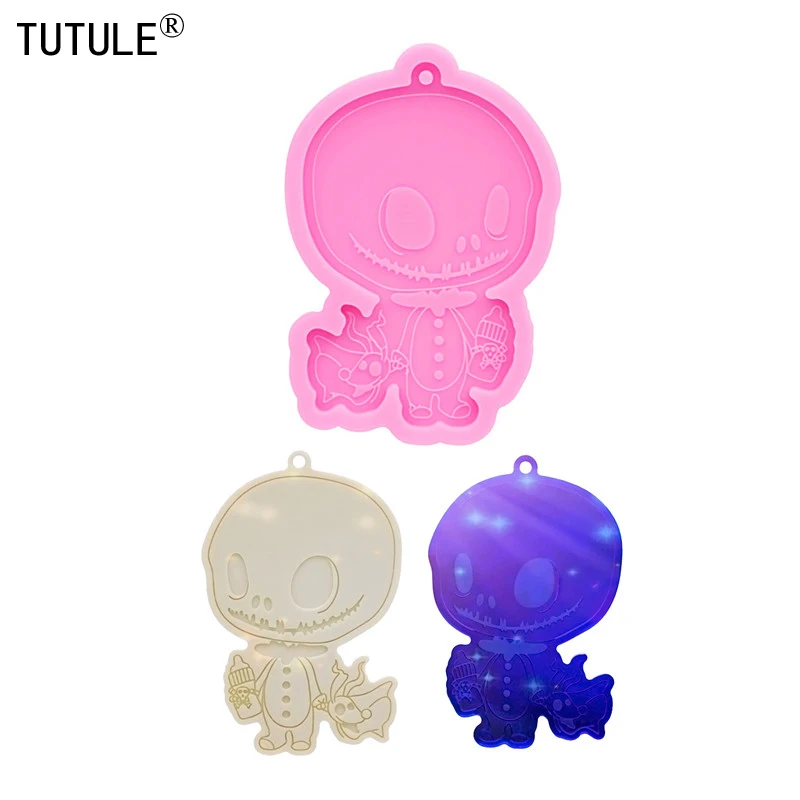 Shiny Halloween skull baby bottle keychain silicone mold epoxy resin adorable kawaii creatures Polymer clay Silicone mold
Shiny Halloween skull baby bottle keychain silicone mold epoxy resin adorable kawaii creatures Polymer clay Silicone mold