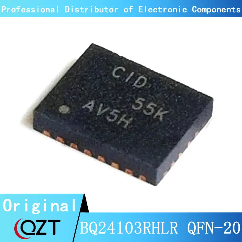 10pcs/lot BQ24103RHLR BQ24103 VQFN20 CID Power chip, chip management, lithium ion battery charger New spot
10pcs/lot BQ24103RHLR BQ24103 VQFN20 CID Power chip, chip management, lithium ion battery charger New spot