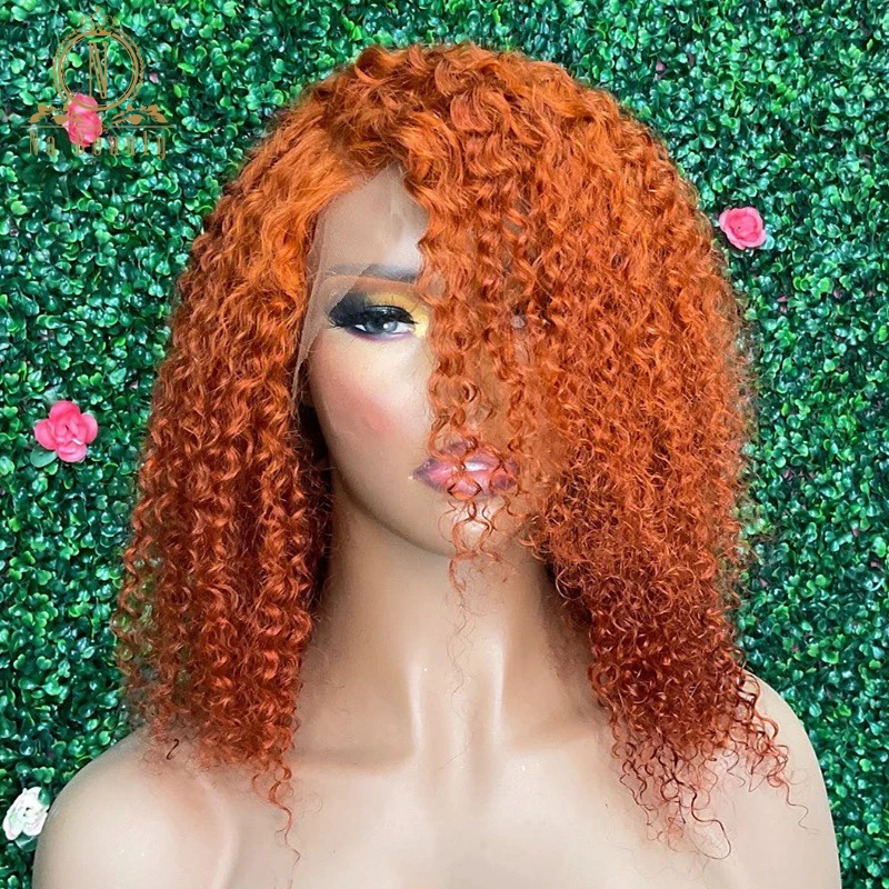 Ginger Orange Lace Front Human Hair Wig Kinky Curly Colored Frontal HD Transparent Lace 13x6x1 Preplucked Wig For Women NaBeauty
Ginger Orange Lace Front Human Hair Wig Kinky Curly Colored Frontal HD Transparent Lace 13x6x1 Preplucked Wig For Women NaBeauty