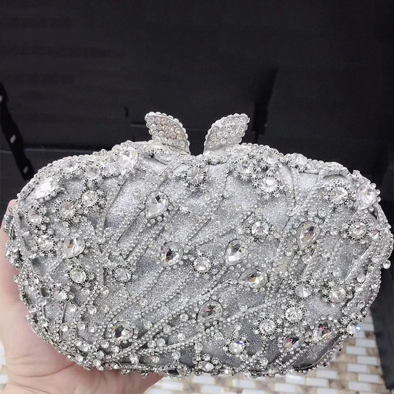 Rhinestone Evening Clutch Formal Purse WHTUOHENG Wedding Bridesmaid Diamond Handbags Lady Girls Money Bags Champagne/White
Rhinestone Evening Clutch Formal Purse WHTUOHENG Wedding Bridesmaid Diamond Handbags Lady Girls Money Bags Champagne/White