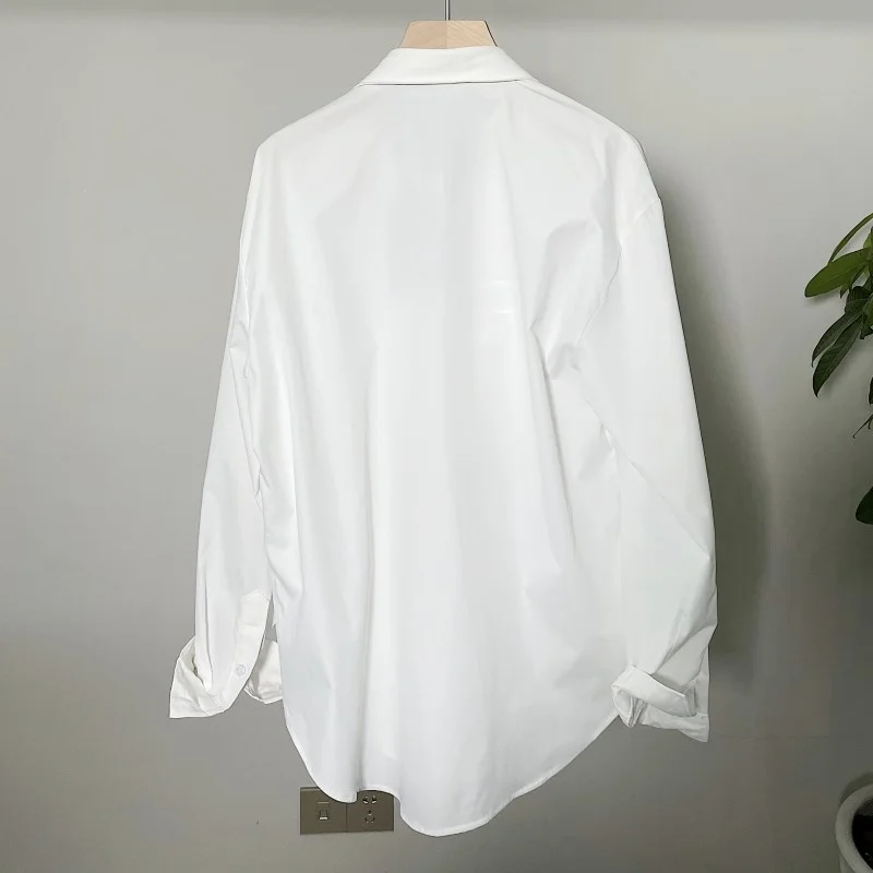 Thin Fashion Section Casual White Shirt Men Long Sleeve Korean Style Necktie Shirt Design Loose Mens Blue White Striped Shirts
Thin Fashion Section Casual White Shirt Men Long Sleeve Korean Style Necktie Shirt Design Loose Mens Blue White Striped Shirts