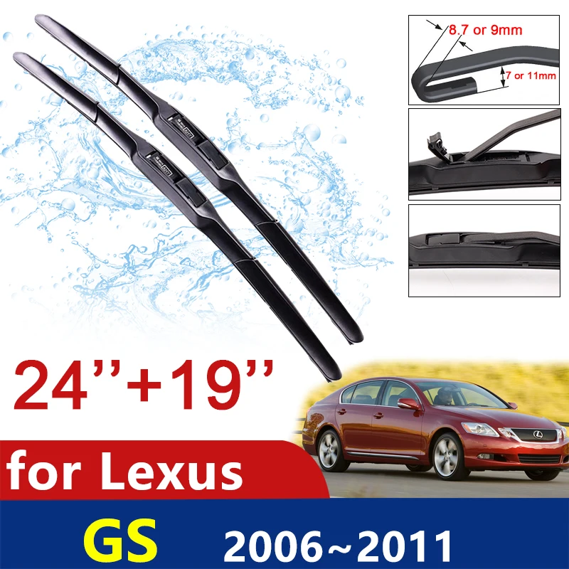 Car Wiper Blades Windshield for Lexus GS GS300 GS430 GS450h GS350 GS460 2006~2011 Windscreen Wipers Car Accessories F Sport
Car Wiper Blades Windshield for Lexus GS GS300 GS430 GS450h GS350 GS460 2006~2011 Windscreen Wipers Car Accessories F Sport