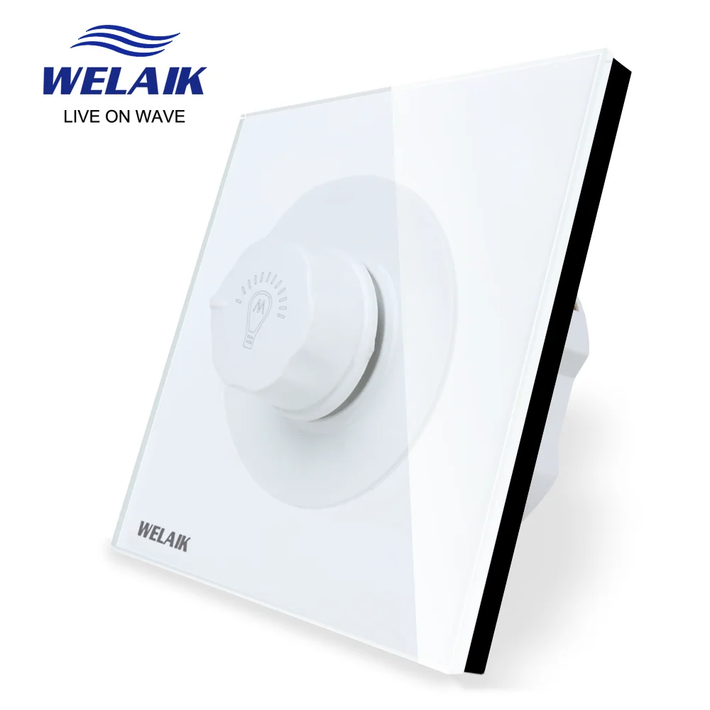 WELAIK Manufacturer-Glass Panel-Dimming Wall-switch UK-Standard AC220V B17TGW
WELAIK Manufacturer-Glass Panel-Dimming Wall-switch UK-Standard AC220V B17TGW