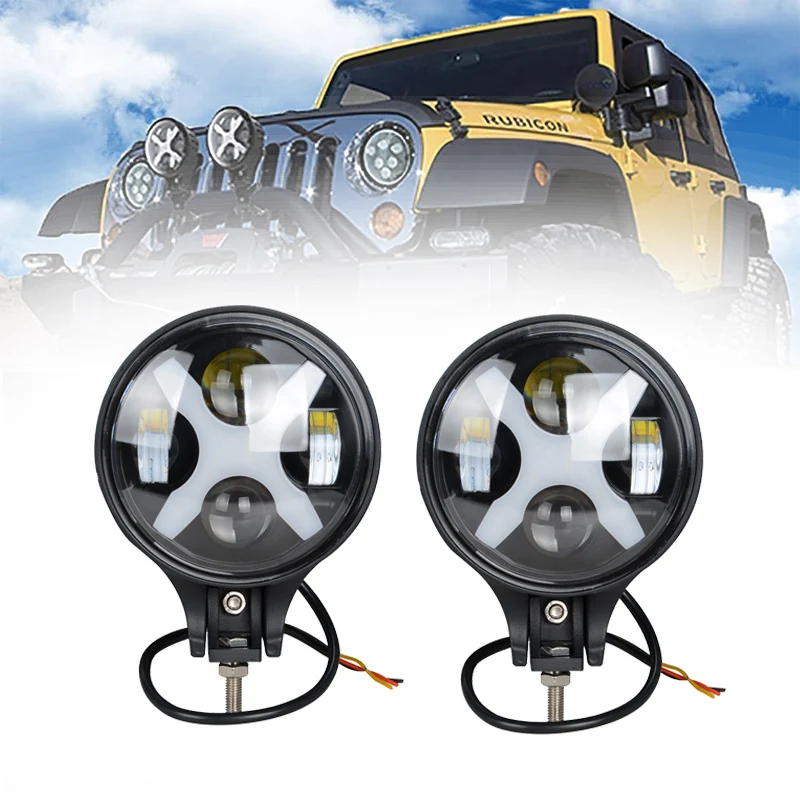 6 Inch LED Driving Light Round Spot Lights Offroad Work Light Fog Bumper Lamp For Jeep 4x4 Truck SUV Cabin Car ATV Hunters
6 Inch LED Driving Light Round Spot Lights Offroad Work Light Fog Bumper Lamp For Jeep 4x4 Truck SUV Cabin Car ATV Hunters