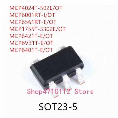 10 шт MCP4024T-502E/OT MCP6001RT-I/OT MCP6561RT-E/OT MCP1755T-3302E/OT MCP6421T-E/OT MCP6V31T-E/OT IC
10 шт MCP4024T-502E/OT MCP6001RT-I/OT MCP6561RT-E/OT MCP1755T-3302E/OT MCP6421T-E/OT MCP6V31T-E/OT IC