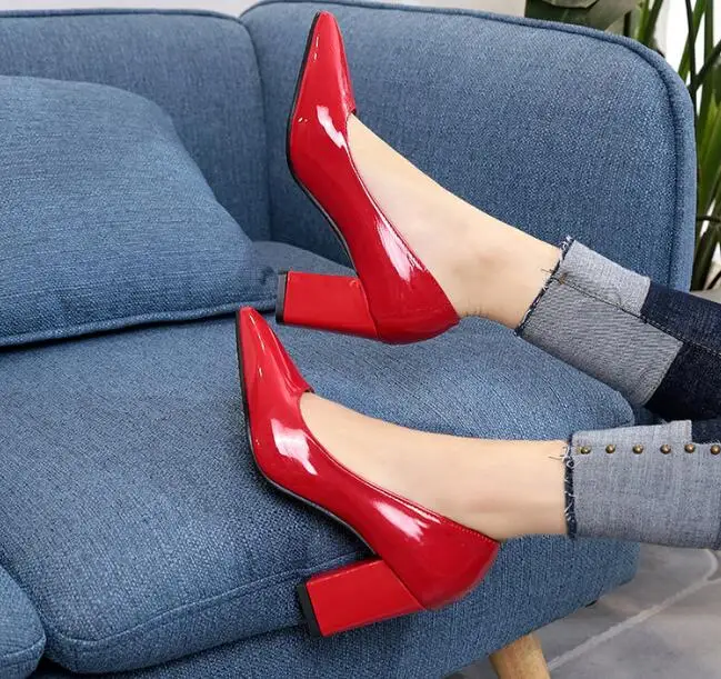 Autumn Shorha women Pumps autumn thick heel dress shoes pu Leather women Round Toe Slip-On high heels Party Wedding shoes muje
Autumn Shorha women Pumps autumn thick heel dress shoes pu Leather women Round Toe Slip-On high heels Party Wedding shoes muje