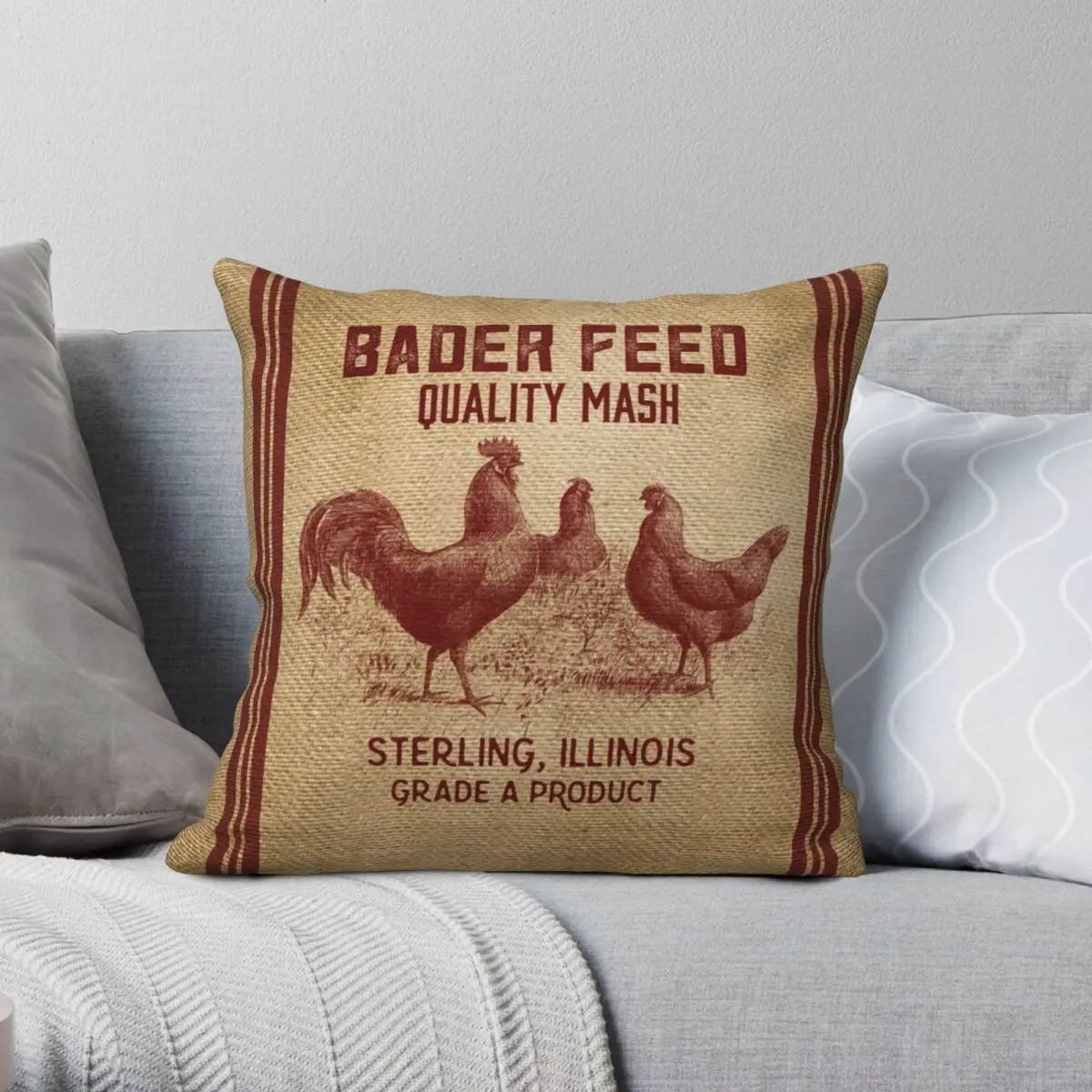 Burlap Vintage Like Chicken Feed Sack Square Pillowcase Polyester Linen Velvet Zip Decor Pillow Case Sofa Seater Cushion Case
Burlap Vintage Like Chicken Feed Sack Square Pillowcase Polyester Linen Velvet Zip Decor Pillow Case Sofa Seater Cushion Case