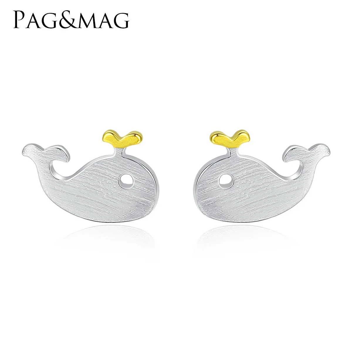 PAG&MAG New Cartoon Whale Earrings S925 Sterling Silver Korean Small Animal Fashion Earrings
PAG&MAG New Cartoon Whale Earrings S925 Sterling Silver Korean Small Animal Fashion Earrings