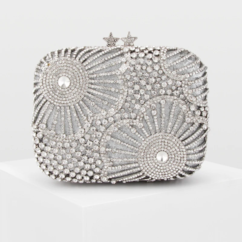 Square Shape Silver Evening Crystal Clutches Women Multicolored Rhinestone Wedding Diamond Purses Flower Lipstick Case Bags
Square Shape Silver Evening Crystal Clutches Women Multicolored Rhinestone Wedding Diamond Purses Flower Lipstick Case Bags