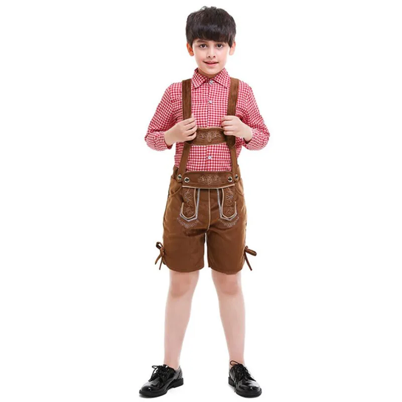 Child Oktoberfest Costume Bavarian German Lederhosen Beer Festival Outfit Cosplay Suspenders Shorts Top Hat Set For Kids Boys
Child Oktoberfest Costume Bavarian German Lederhosen Beer Festival Outfit Cosplay Suspenders Shorts Top Hat Set For Kids Boys