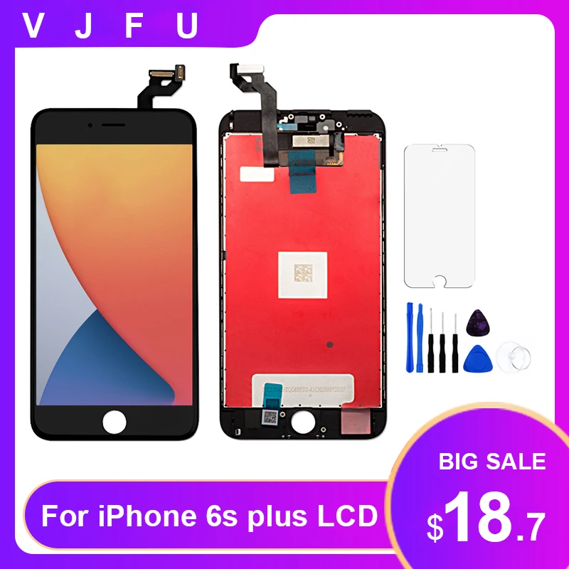 High Quality For iPhone 6S Plus LCD Display Touch Screen Replacement No Dead Pixel+Tempered Glass+Tools
High Quality For iPhone 6S Plus LCD Display Touch Screen Replacement No Dead Pixel+Tempered Glass+Tools