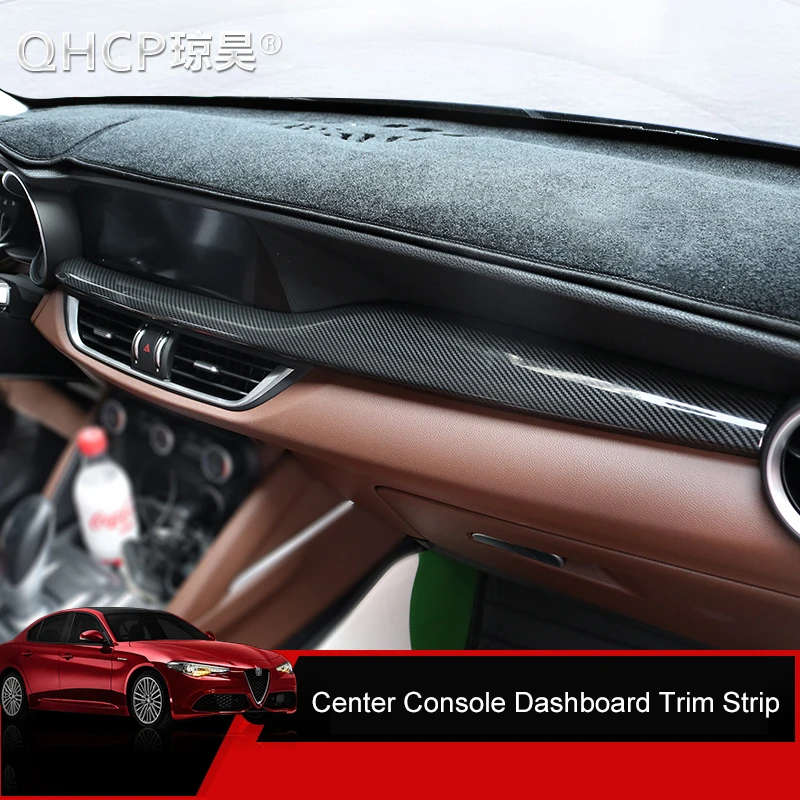 QHCP ABS Dashboard Strip Trim Center Console Sticker Panel Carbon Fiber Style Black Red Fit For Alfa Romeo Stelvio Car Accessory
QHCP ABS Dashboard Strip Trim Center Console Sticker Panel Carbon Fiber Style Black Red Fit For Alfa Romeo Stelvio Car Accessory
