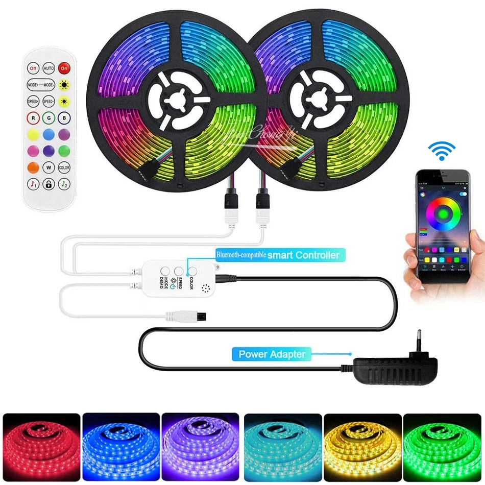 Светодиодная ленсветильник RGB 5050, 30 светодиодный одов/м, 12 В постоянного тока, фотодиод с Bluetooth-совместимым диммируемым контроллером + пульт дистанционного управления на 24 клавиши
Светодиодная ленсветильник RGB 5050, 30 светодиодный одов/м, 12 В постоянного тока, фотодиод с Bluetooth-совместимым диммируемым контроллером + пульт дистанционного управления на 24 клавиши