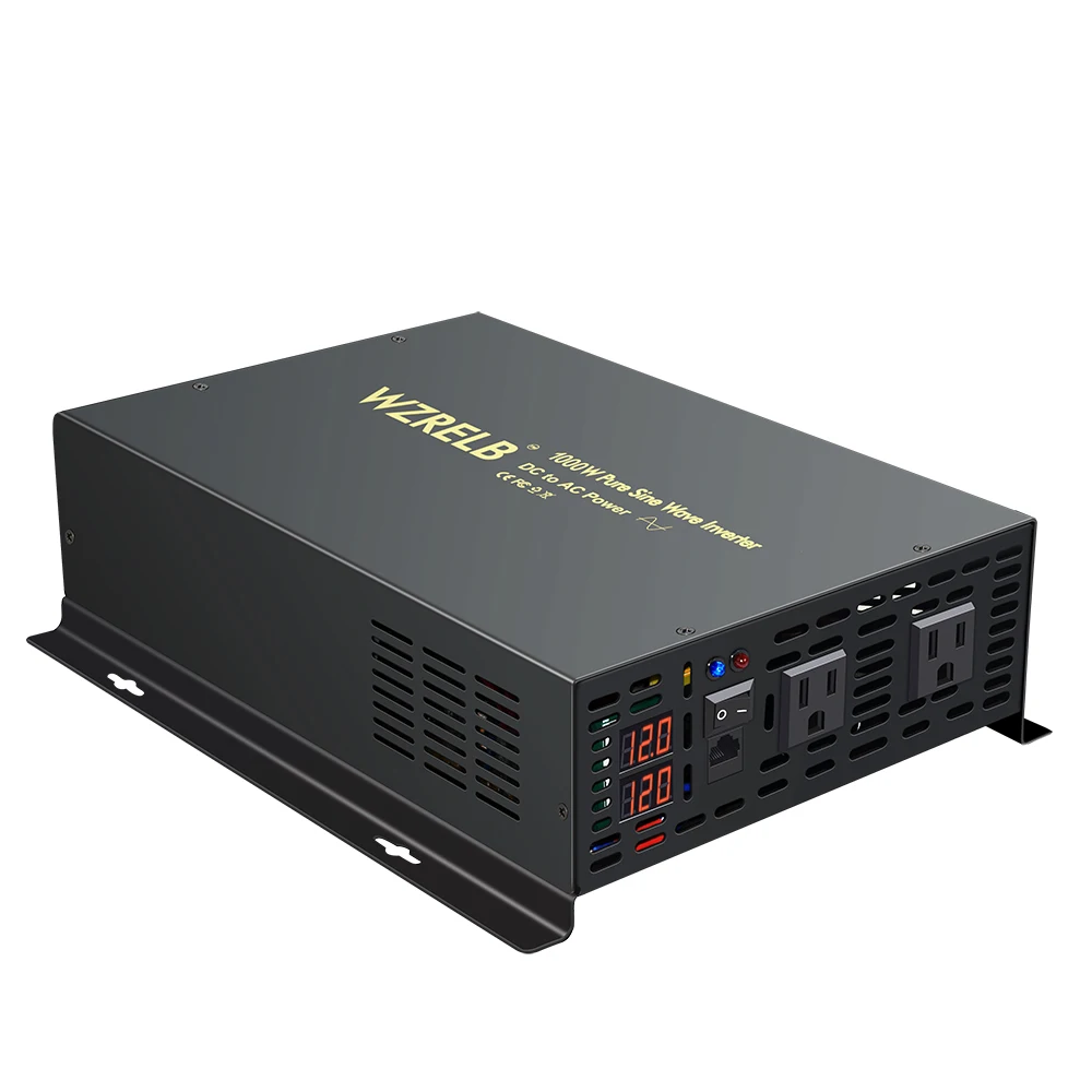 New 1000W Pure Sine Wave Inverter 12V 24V 36V 48V DC TO AC 110V 220V 230v 240v Ca Battery Off-grid System Solar Inverters
New 1000W Pure Sine Wave Inverter 12V 24V 36V 48V DC TO AC 110V 220V 230v 240v Ca Battery Off-grid System Solar Inverters