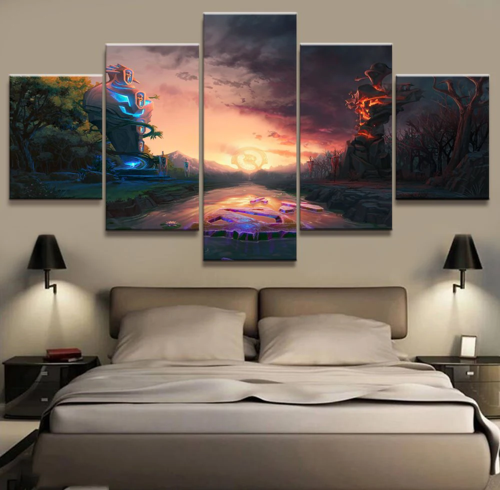 Unframed 5 Panel DOTA 2 Game Decorative Prints Accessories Pictures Wall Art Home Decor Posters Canvas Paintings for Living Room
Unframed 5 Panel DOTA 2 Game Decorative Prints Accessories Pictures Wall Art Home Decor Posters Canvas Paintings for Living Room