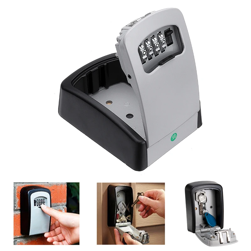 4 Digit Combination Key Storage Lock Box Key Lock Box Wall Mounted Aluminum alloy Key Safe Storage Weatherproof Box
4 Digit Combination Key Storage Lock Box Key Lock Box Wall Mounted Aluminum alloy Key Safe Storage Weatherproof Box