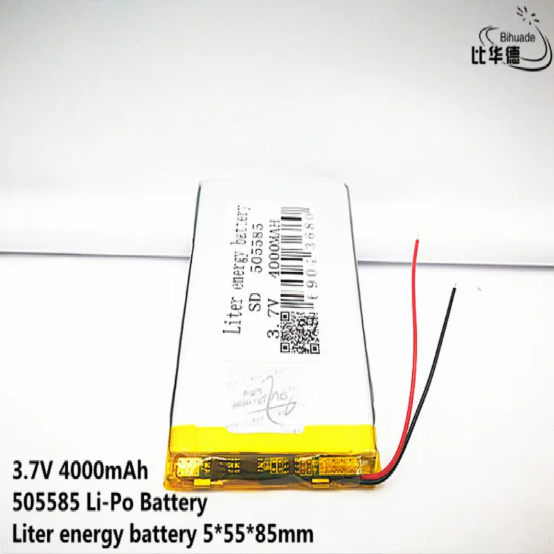 10pcs Liter energy battery Good Qulity 3.7V,4000mAH,505585 Polymer lithium ion / Li-ion battery for TOY,POWER BANK,GPS,mp3,mp4
10pcs Liter energy battery Good Qulity 3.7V,4000mAH,505585 Polymer lithium ion / Li-ion battery for TOY,POWER BANK,GPS,mp3,mp4