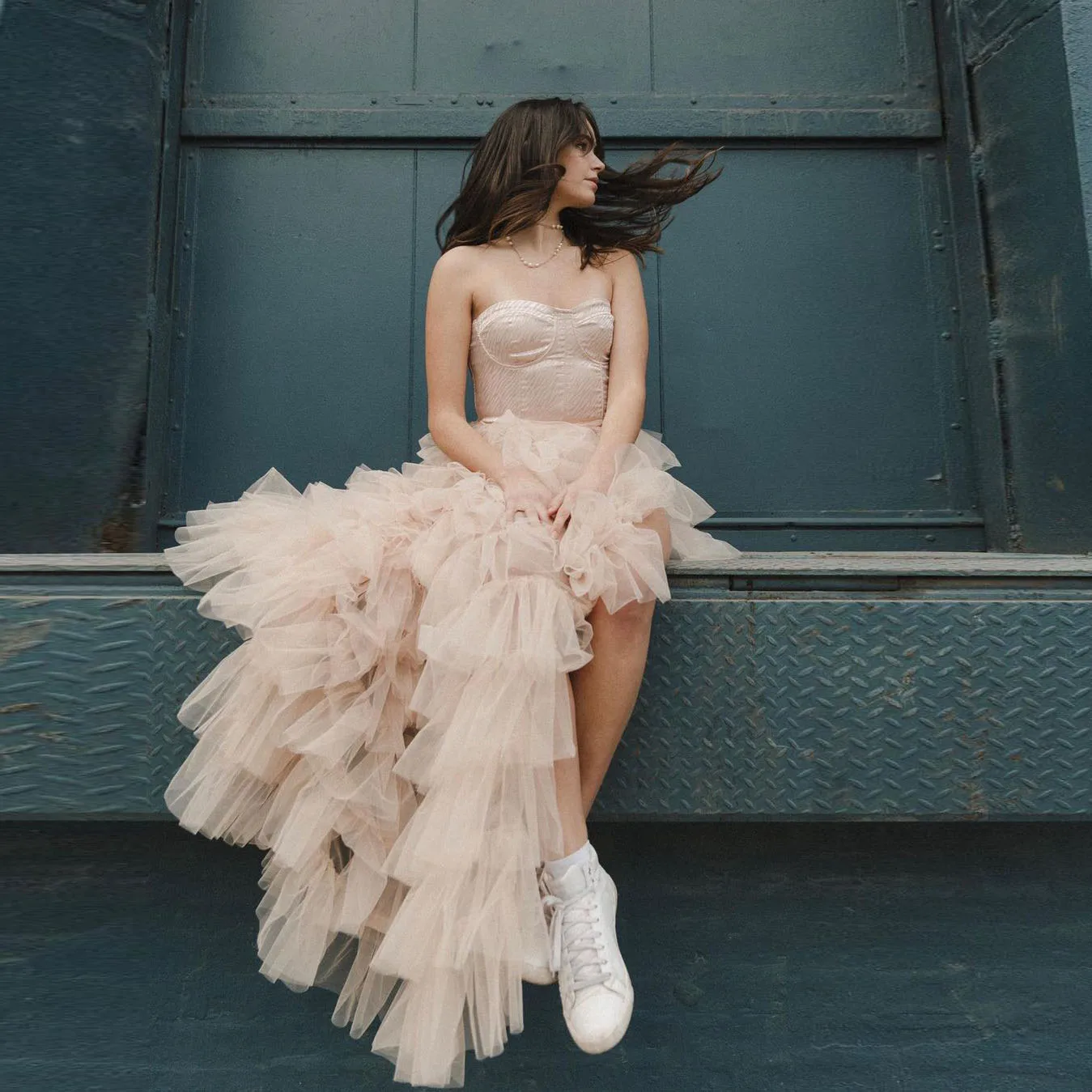 High Quality Dirty Pink Women Dress High Split Dress Tulle Layered Ruffles Stratless A-line Evening Dress Custom Made
High Quality Dirty Pink Women Dress High Split Dress Tulle Layered Ruffles Stratless A-line Evening Dress Custom Made