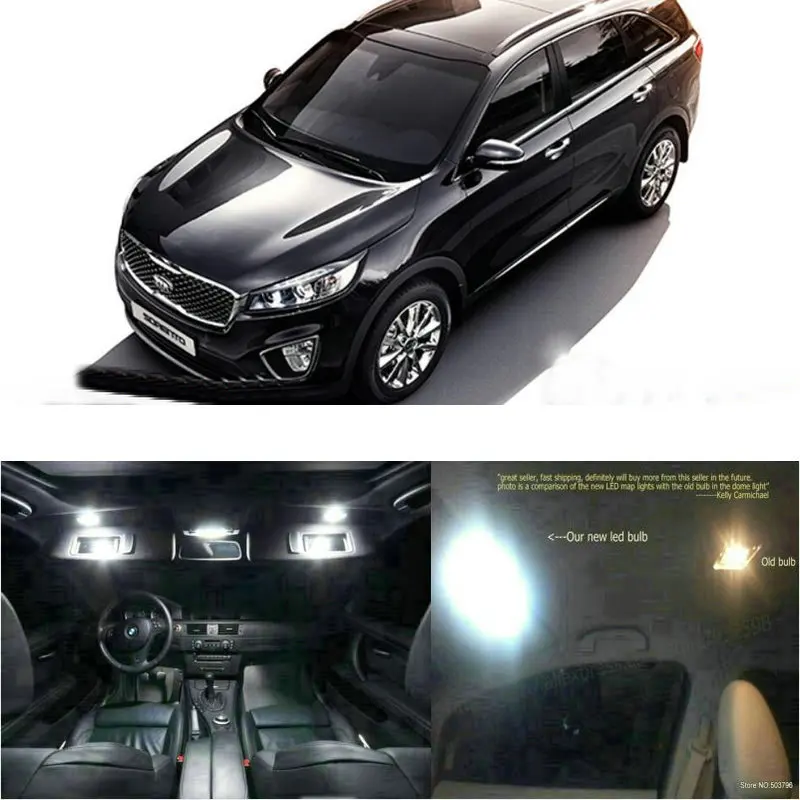LED Interior Car Lights For kia sorento sunroom room dome map reading foot door lamp error free 6pc
LED Interior Car Lights For kia sorento sunroom room dome map reading foot door lamp error free 6pc